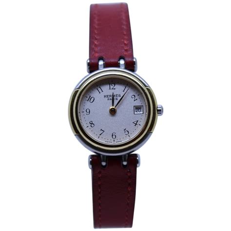 vintage gold plated hermes ladies watch cal lorsa 8af|Hermes watches for sale online.